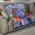 Personalised Samoana High School Quilt American Samoa Schools Polynesian Tropical Flowers - Wonder Print Shop