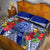 Personalised Samoana High School Quilt Bed Set American Samoa Schools Polynesian Tropical Flowers - Wonder Print Shop