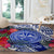 personalised-samoana-high-school-round-carpet-american-samoa-schools-polynesian-tropical-flowers