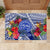 Personalised Samoana High School Rubber Doormat American Samoa Schools Polynesian Tropical Flowers - Wonder Print Shop