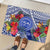 Personalised Samoana High School Rubber Doormat American Samoa Schools Polynesian Tropical Flowers - Wonder Print Shop