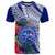 Personalised Samoana High School T Shirt American Samoa Schools Polynesian Tropical Flowers - Wonder Print Shop