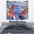 Personalised Samoana High School Tapestry American Samoa Schools Polynesian Tropical Flowers - Wonder Print Shop