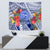 Personalised Samoana High School Tapestry American Samoa Schools Polynesian Tropical Flowers - Wonder Print Shop