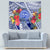 Personalised Samoana High School Tapestry American Samoa Schools Polynesian Tropical Flowers - Wonder Print Shop