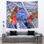 Personalised Samoana High School Tapestry American Samoa Schools Polynesian Tropical Flowers - Wonder Print Shop