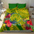 Personalised Leone High School Bedding Set American Samoa Schools Polynesian Tropical Flowers - Wonder Print Shop