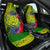 Personalised Leone High School Car Seat Cover American Samoa Schools Polynesian Tropical Flowers - Wonder Print Shop