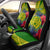 Personalised Leone High School Car Seat Cover American Samoa Schools Polynesian Tropical Flowers - Wonder Print Shop