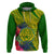 Personalised Leone High School Hoodie American Samoa Schools Polynesian Tropical Flowers - Wonder Print Shop