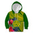 Personalised Leone High School Kid Hoodie American Samoa Schools Polynesian Tropical Flowers - Wonder Print Shop