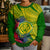 Personalised Leone High School Kid Ugly Christmas Sweater American Samoa Schools Polynesian Tropical Flowers - Wonder Print Shop