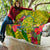 Personalised Leone High School Quilt American Samoa Schools Polynesian Tropical Flowers - Wonder Print Shop