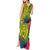 Personalised Leone High School Tank Maxi Dress American Samoa Schools Polynesian Tropical Flowers - Wonder Print Shop