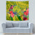 Personalised Leone High School Tapestry American Samoa Schools Polynesian Tropical Flowers - Wonder Print Shop