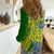 Personalised Leone High School Women Casual Shirt American Samoa Schools Polynesian Tropical Flowers - Wonder Print Shop