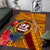 Personalised Tafuna High School Area Rug American Samoa Schools Polynesian Tropical Flowers - Wonder Print Shop
