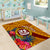Personalised Tafuna High School Area Rug American Samoa Schools Polynesian Tropical Flowers - Wonder Print Shop
