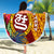 Personalised Tafuna High School Beach Blanket American Samoa Schools Polynesian Tropical Flowers - Wonder Print Shop