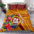 Personalised Tafuna High School Bedding Set American Samoa Schools Polynesian Tropical Flowers - Wonder Print Shop