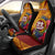 Personalised Tafuna High School Car Seat Cover American Samoa Schools Polynesian Tropical Flowers - Wonder Print Shop