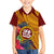 Personalised Tafuna High School Family Matching Tank Maxi Dress and Hawaiian Shirt American Samoa Schools Polynesian Tropical Flowers - Wonder Print Shop