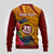 Personalised Tafuna High School Ugly Christmas Sweater American Samoa Schools Polynesian Tropical Flowers - Wonder Print Shop