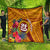 Personalised Tafuna High School Quilt American Samoa Schools Polynesian Tropical Flowers - Wonder Print Shop