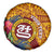 Personalised Tafuna High School Spare Tire Cover American Samoa Schools Polynesian Tropical Flowers - Wonder Print Shop