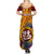 Personalised Tafuna High School Summer Maxi Dress American Samoa Schools Polynesian Tropical Flowers - Wonder Print Shop