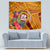 Personalised Tafuna High School Tapestry American Samoa Schools Polynesian Tropical Flowers - Wonder Print Shop