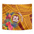 Personalised Tafuna High School Tapestry American Samoa Schools Polynesian Tropical Flowers - Wonder Print Shop