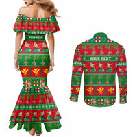 personalised-hawaii-christmas-couples-matching-mermaid-dress-and-long-sleeve-button-shirt-mele-kalikimaka