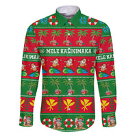 Personalised Hawaii Christmas Family Matching Short Sleeve Bodycon Dress and Hawaiian Shirt Mele Kalikimaka - Wonder Print Shop