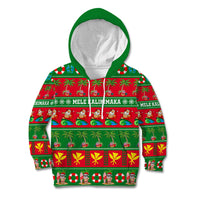 Personalised Hawaii Christmas Kid Hoodie Mele Kalikimaka - Wonder Print Shop