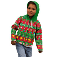 Personalised Hawaii Christmas Kid Hoodie Mele Kalikimaka - Wonder Print Shop