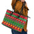 Hawaii Christmas Leather Tote Bag Mele Kalikimaka - Wonder Print Shop