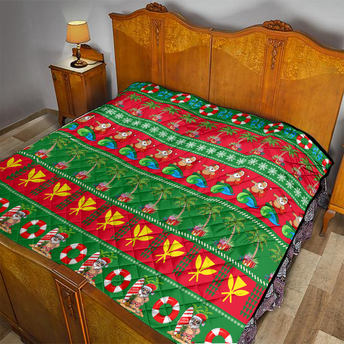Hawaii Christmas Quilt Mele Kalikimaka - Wonder Print Shop