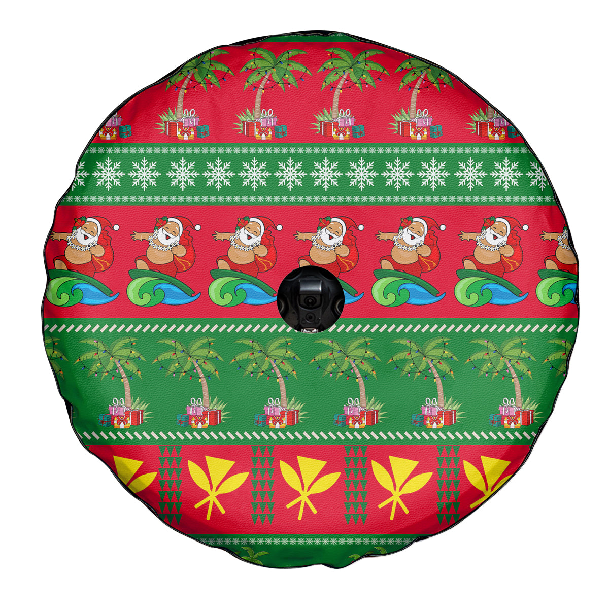 Hawaii Christmas Spare Tire Cover Mele Kalikimaka - Wonder Print Shop