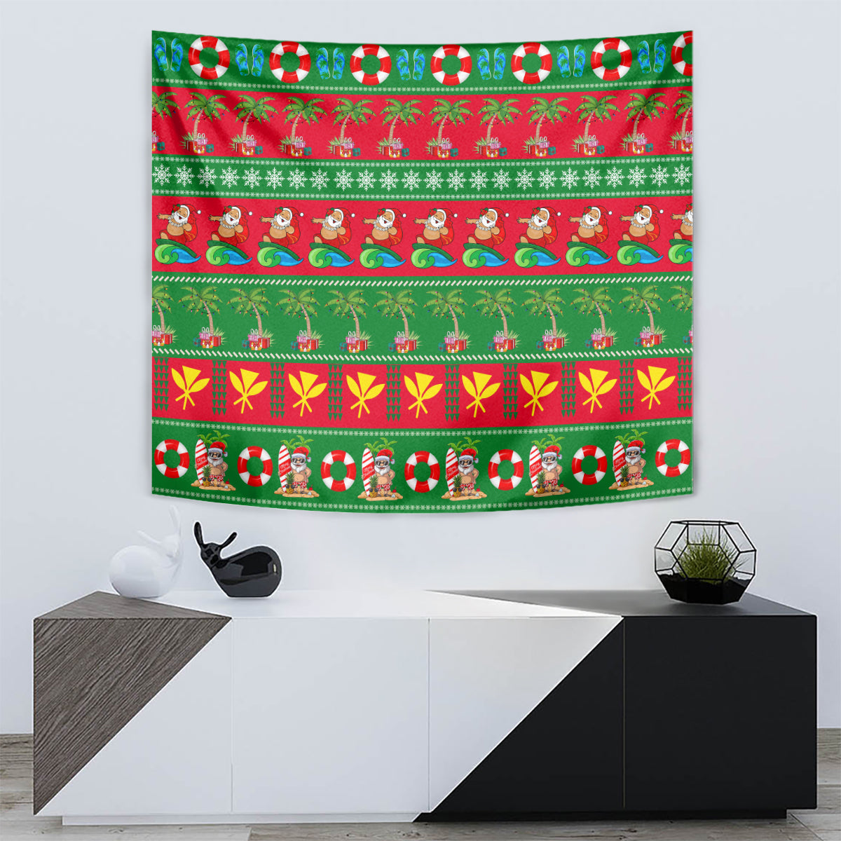 Hawaii Christmas Tapestry Mele Kalikimaka - Wonder Print Shop