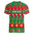 Personalised Hawaii Christmas Women V Neck T Shirt Mele Kalikimaka - Wonder Print Shop