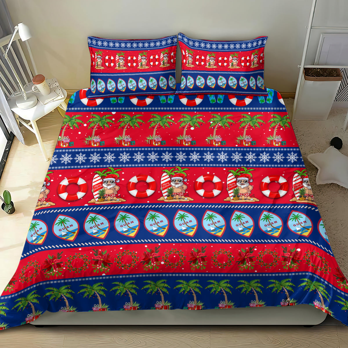 Guam Christmas Bedding Set Felis Pasgua - Wonder Print Shop