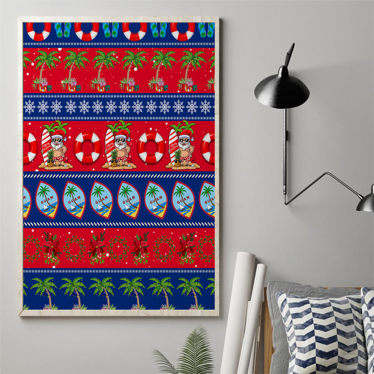Guam Christmas Canvas Wall Art Felis Pasgua - Wonder Print Shop
