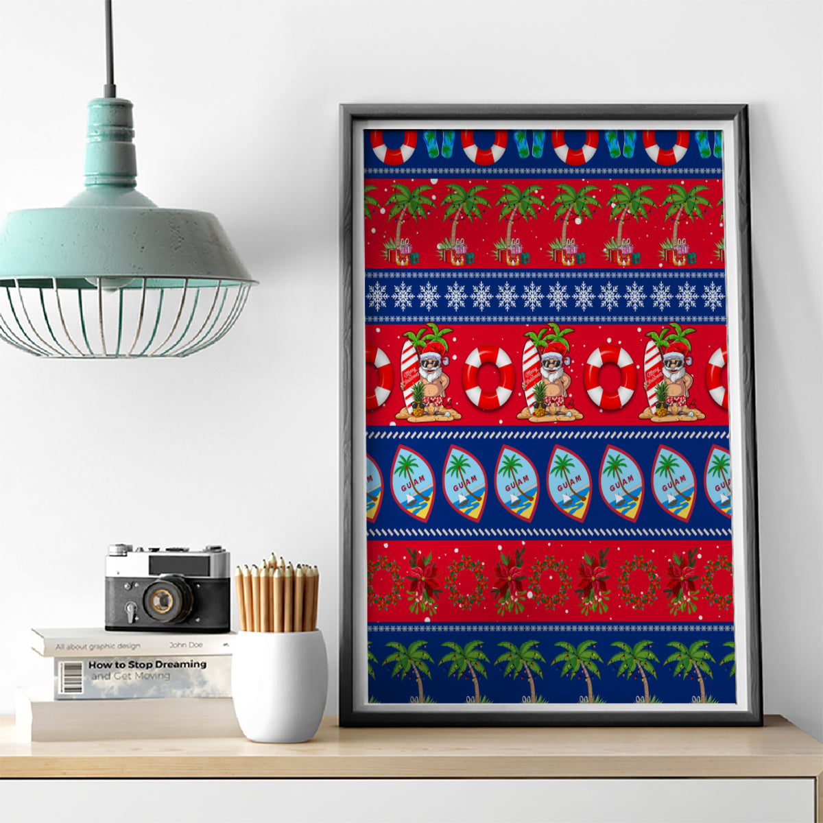 Guam Christmas Canvas Wall Art Felis Pasgua - Wonder Print Shop