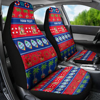 Personalised Guam Christmas Car Seat Cover Felis Pasgua - Wonder Print Shop