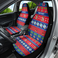 Personalised Guam Christmas Car Seat Cover Felis Pasgua - Wonder Print Shop