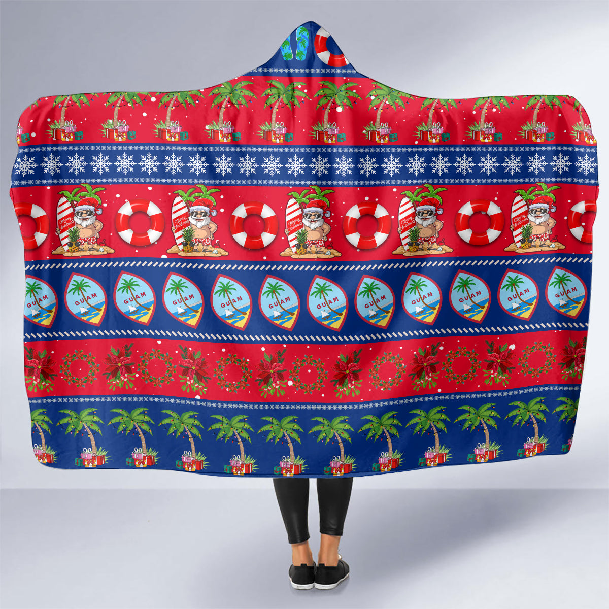 personalised-guam-christmas-hooded-blanket-felis-pasgua