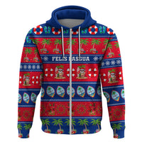 Personalised Guam Christmas Hoodie Felis Pasgua - Wonder Print Shop