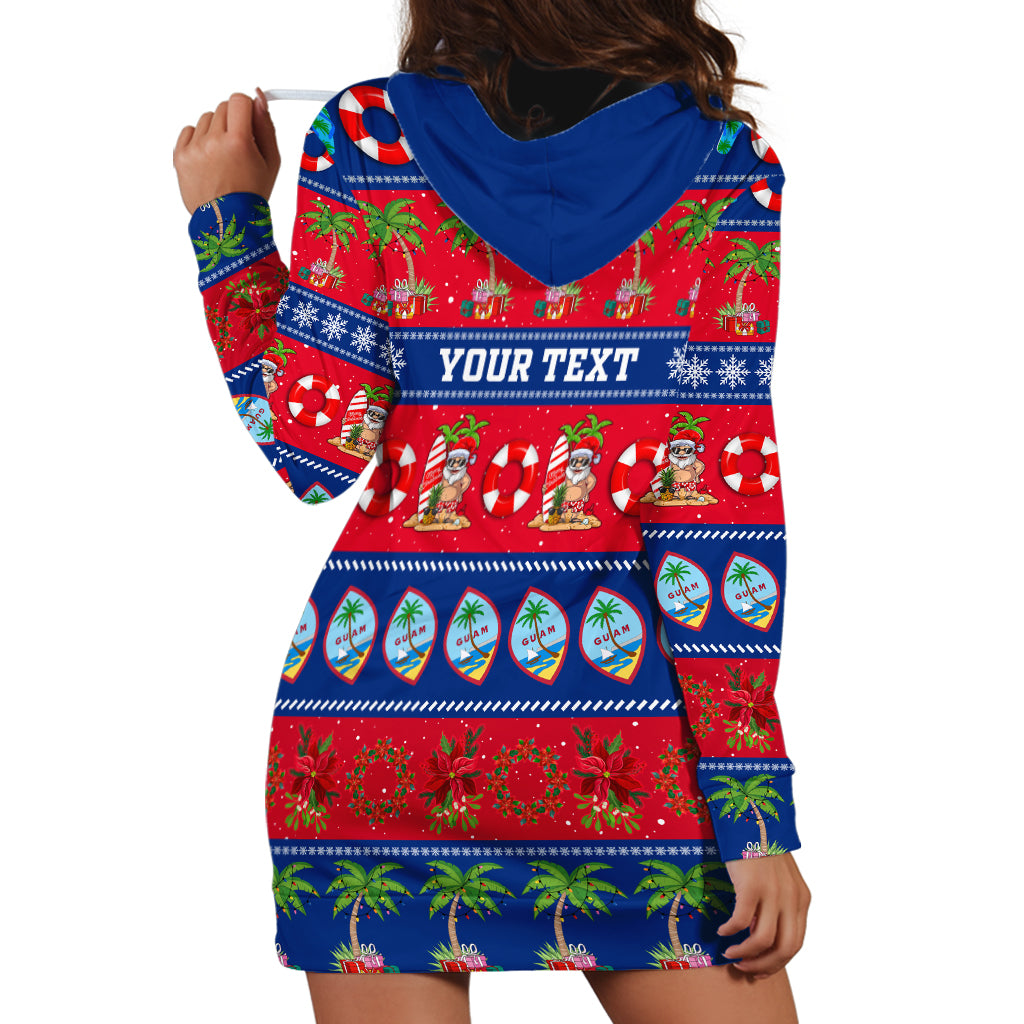 Personalised Guam Christmas Hoodie Dress Felis Pasgua - Wonder Print Shop