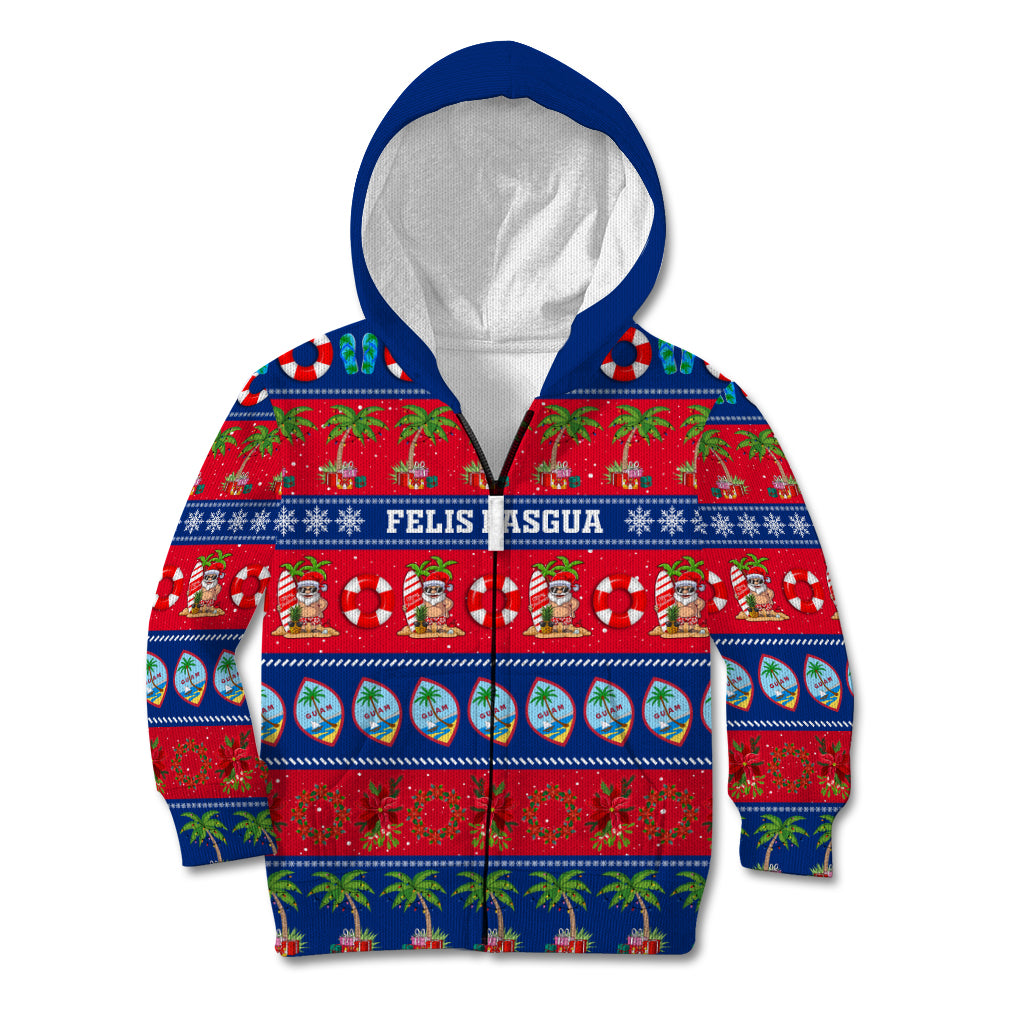 Personalised Guam Christmas Kid Hoodie Felis Pasgua - Wonder Print Shop